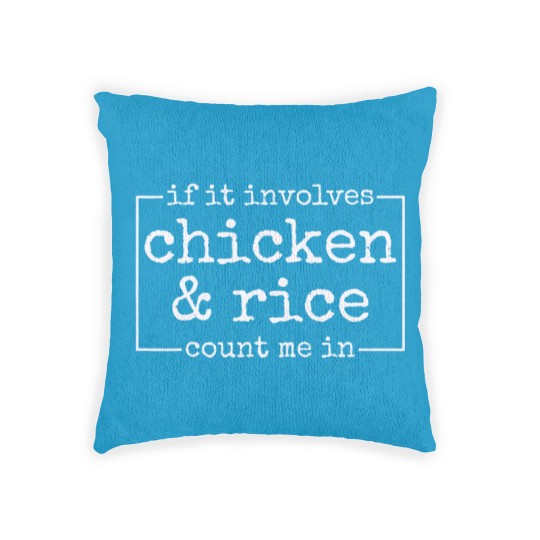 Discover Bodybuilding Fitness Chicken Rice Woven Pillows