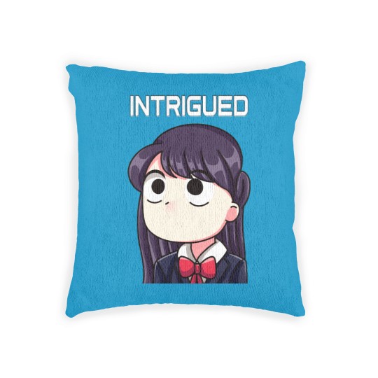 Discover Komi Can't Communicate - intrigued - Komi Cant Communicate - Woven Pillows