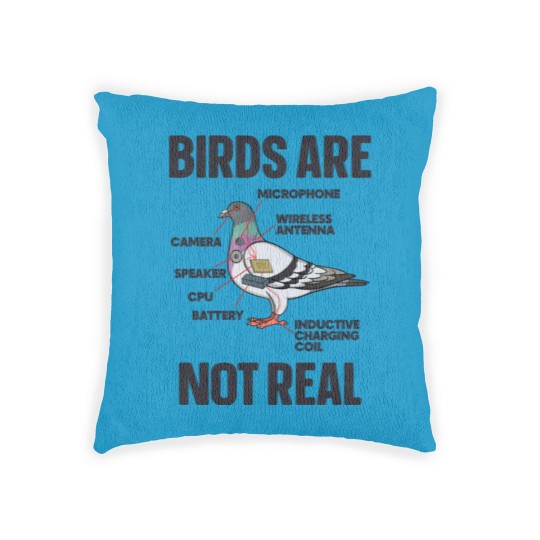 Discover Birds Are Not Real Woven Pillows