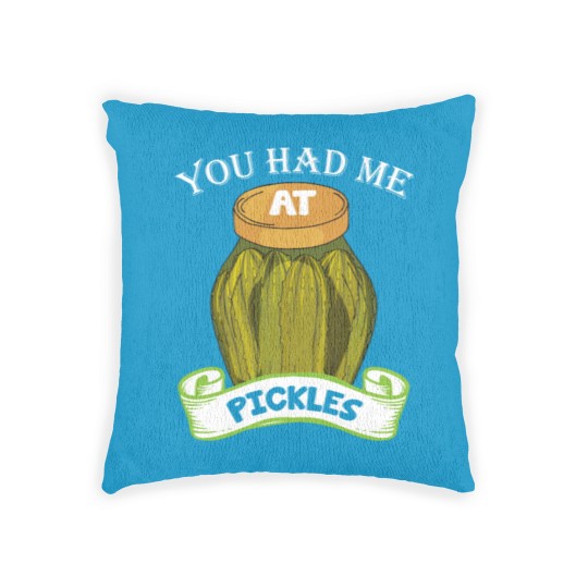 Discover Pickles vegetarian Gift For Pickle Lovers Woven Pillows