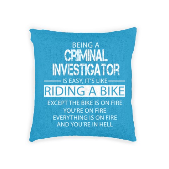 Discover Criminal Investigator Woven Pillows
