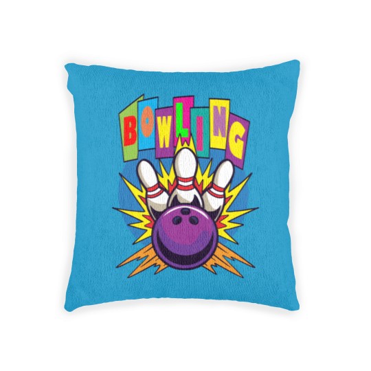 Discover Colorful Pin Bowling Woven Pillows