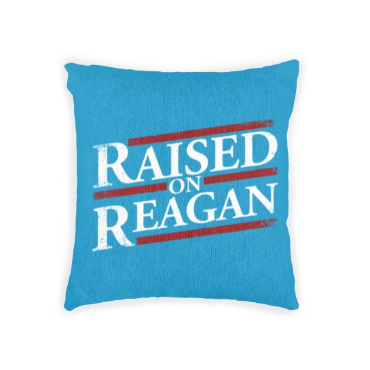 Discover Raised On Reagan 80'S Nostalgia Woven Pillows