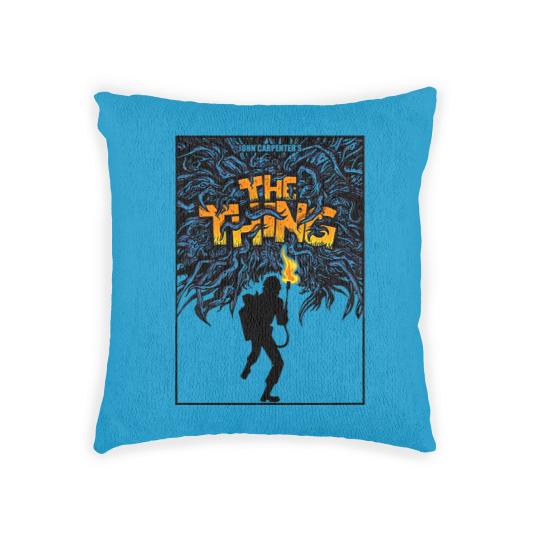 Discover The Thing V73 Horror Poster Woven Pillows