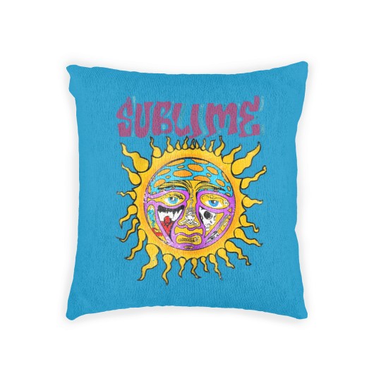 Discover Sublime Vintage Logo Woven Pillows - Sublime Woven Pillows, Rock Band Woven Pillows, Fan Gift Birthday