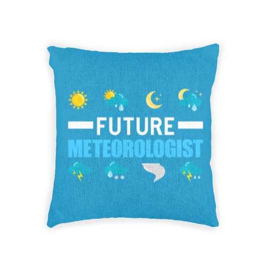 Discover Future Meteorologist Children Weather Forecaster Woven Pillows