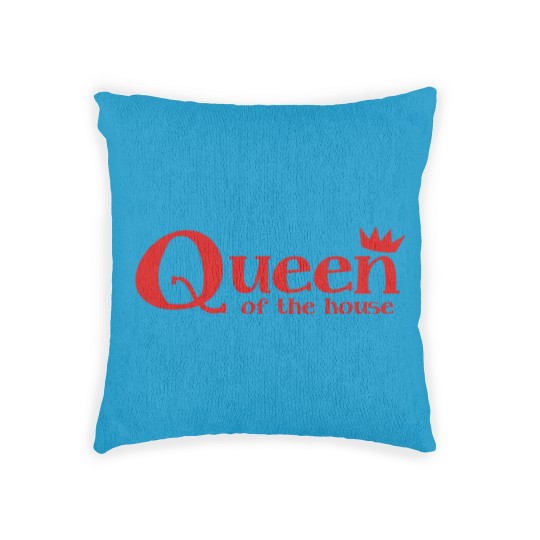 Discover Queen of the House with little crown Woven Pillows