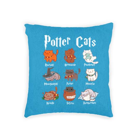 Discover Potter Cats Woven Pillows Funny Gifts For Cat Lovers - Cat - Woven Pillows