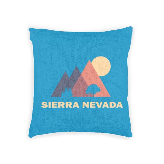 Discover sierra nevada mountains Woven Pillows