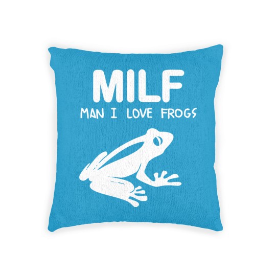 Discover man i love frogs - Man I Love Frogs - Woven Pillows