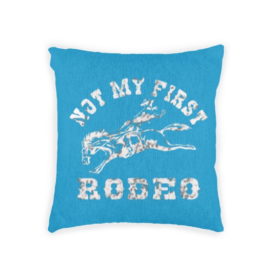 Discover Not My First Rodeo Woven Pillows