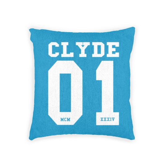 Discover Bonnie and Clyde. Cool partner look design. Woven Pillows