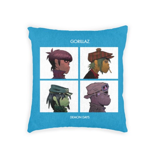 Discover Gorillaz Demon Days  Woven Pillows Woven Pillows