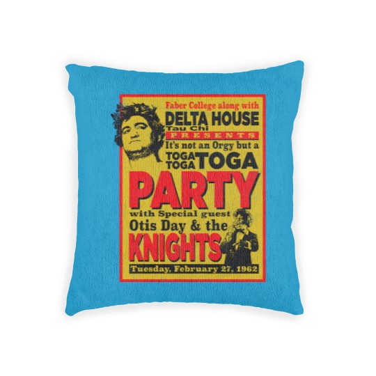 Discover Delta House Flyer from Animal House - Animal House Toga - Woven Pillows