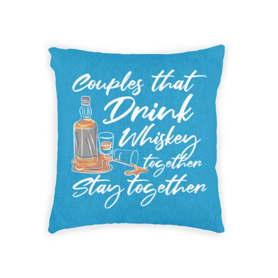 Discover Whiskey Couple Matching Woven Pillows