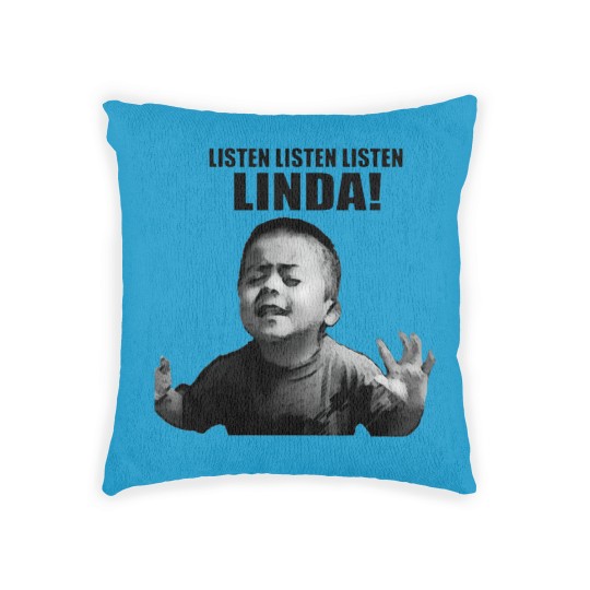 Discover listen linda Woven Pillows