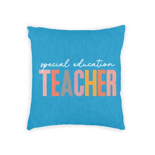 Discover Special Education Teacher Woven Pillows
