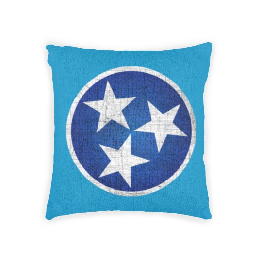 Discover Tennesse State Flag Woven Pillows