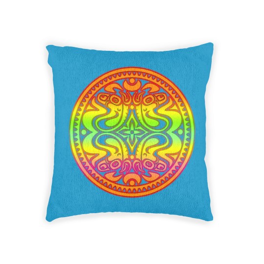 Discover gov t mule logo Woven Pillows