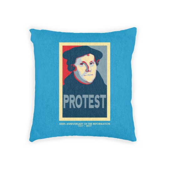 Discover Luther REFORM (with 500th anniversary tag) - Martin Luther - Woven Pillows