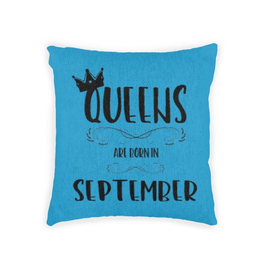 Discover September birthday women ladies queen Woven Pillows