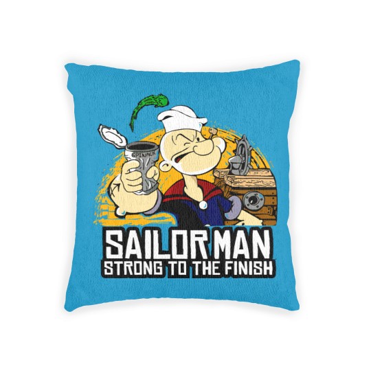 Discover SAILOR MAN REDEMPTION - Popeye - Woven Pillows