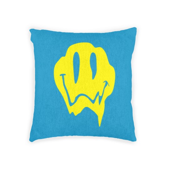 Discover Melting Acid Smiley Face Woven Pillows