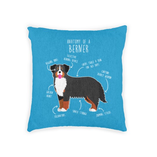 Discover Bernese Mountain Dog Anatomy - Bernese Mountain Dog - Woven Pillows