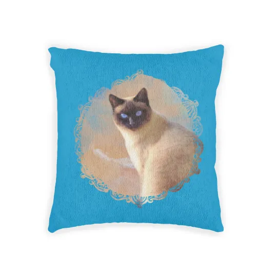 Discover Seal Point Siamese Cat - Siamese Cat - Woven Pillows
