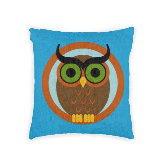 Discover 70s Style Owl - 70s - Woven Pillows