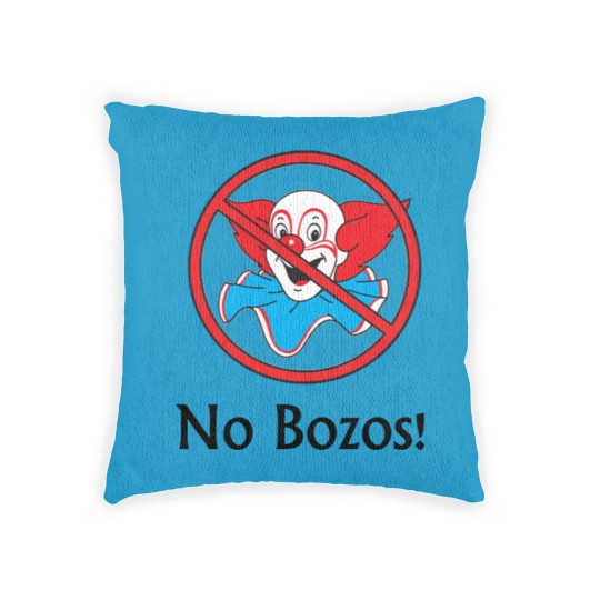 Discover No Bozos Clown Woven Pillows Woven Pillows