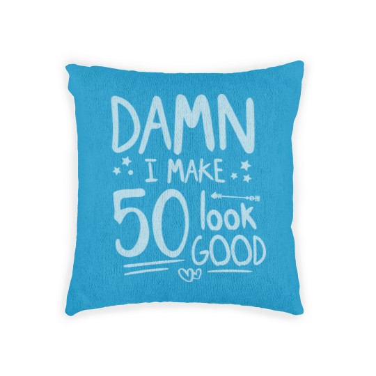 Discover Cool Funny Birthday Gift 50 Years Old Age Jokes Woven Pillows