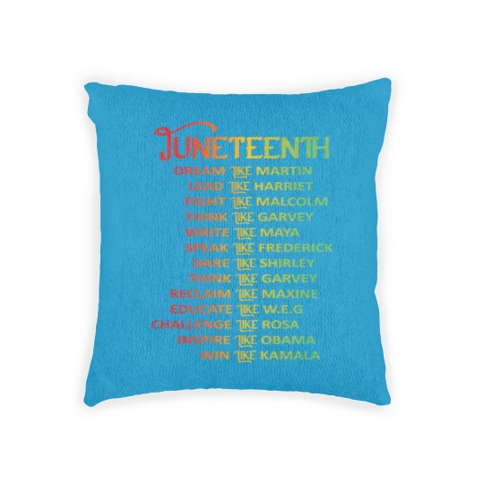 Discover Juneteenth Dream Like Leaders Black Men Women Boys Woven Pillows