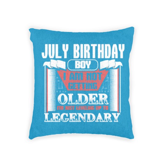 Discover July Birthday Kings Gift Idea Woven Pillows