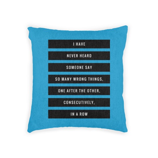 Discover So Many Bad Things Woven Pillows