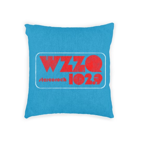 Discover WZZQ Stereorock Jackson, Mississippi / Defunct 80s Radio Station Logo - Radio Station - Woven Pillows