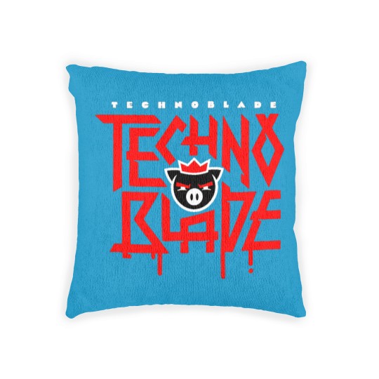 Discover Technoblade Pig Woven Pillows, RIP Technoblade Woven Pillows, Technoblade Never Dies Woven Pillows