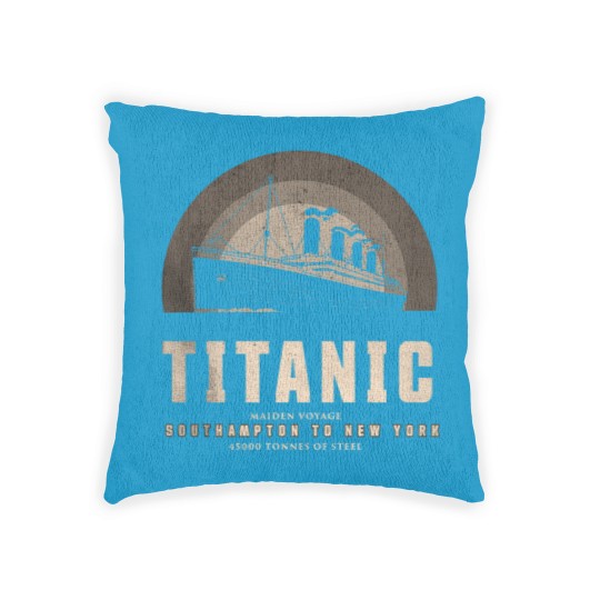 Discover RMS Titanic "The Ship of Dreams" Woven Pillows