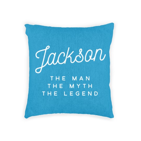 Discover Jackson the man the myth the legend Woven Pillows
