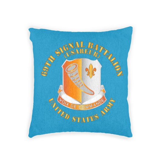 Discover Army 69th Signal Battalion USAREUR US Army Woven Pillows