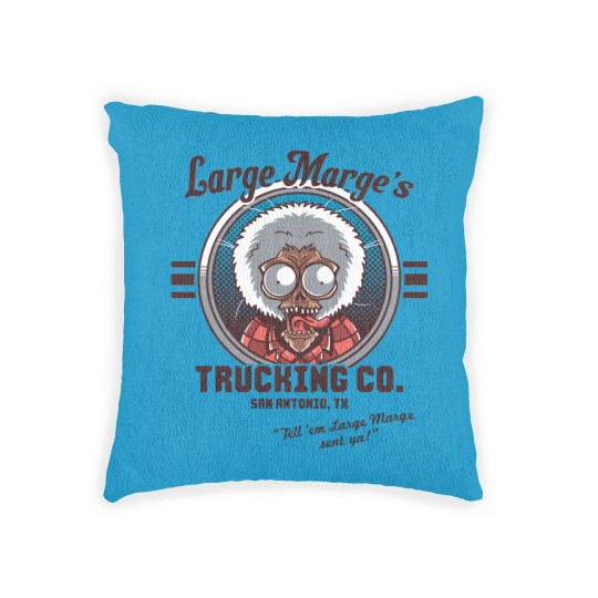 Discover Large Marge's Trucking Co. - Pee Wee Herman - Woven Pillows