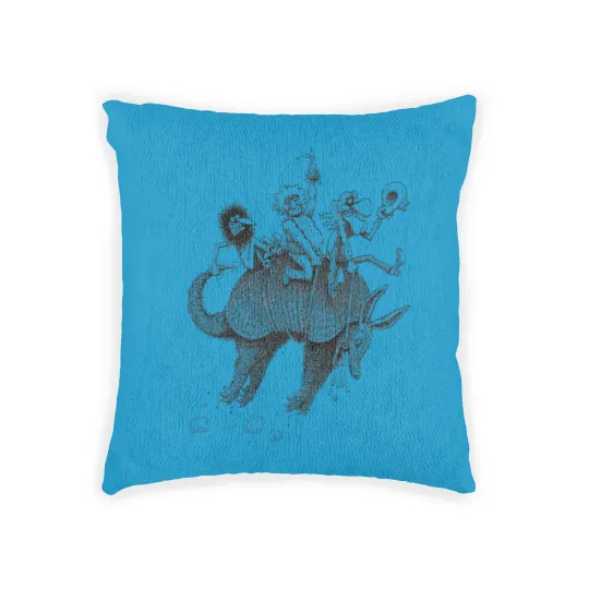 Discover Freak Bros (vintage pen & ink) - Comic - Woven Pillows