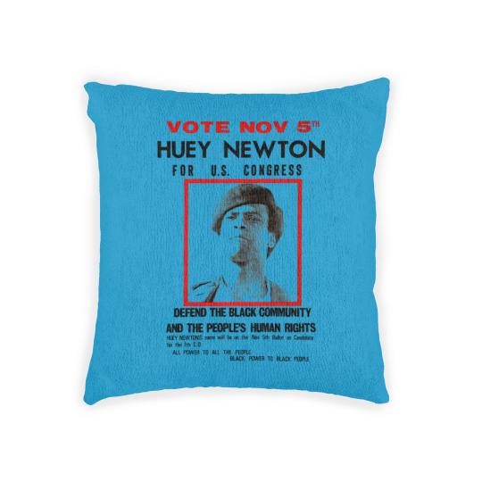 Discover Vote Huey! - Huey Newton - Woven Pillows