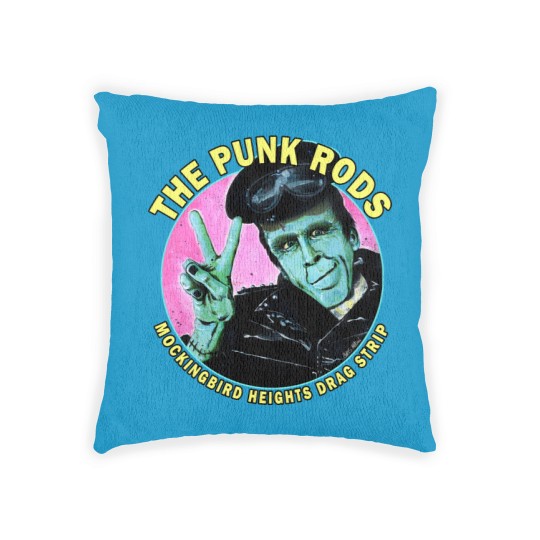 Discover Herman Munster The Punk Rods - Munsters - Woven Pillows
