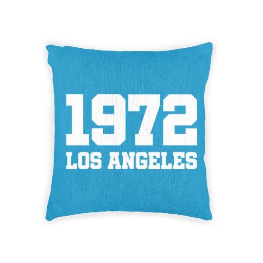 Discover 1972 Los Angeles - California - USA - West Coast Woven Pillows