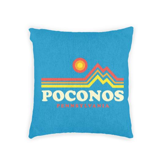 Discover Pocono Mountains Retro Pennsylvania - Poconos - Woven Pillows