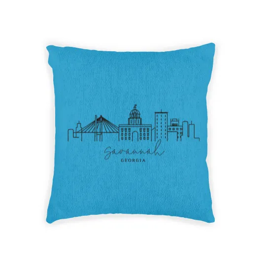 Discover Savannah Woven Pillows, Georgia Woven Pillows, Savannah GA Woven Pillows