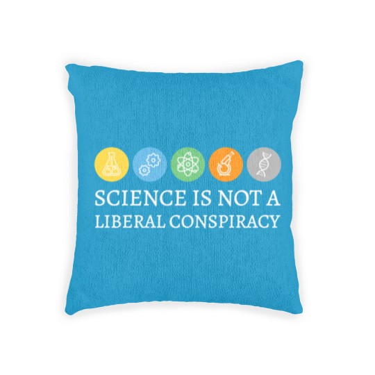 Discover Science is not a Liberal Conspiracy Woven Pillows