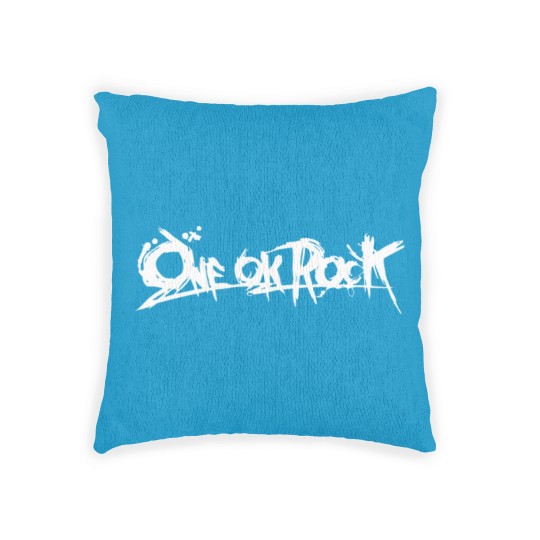 Discover ONE OK ROCK BANNER (White) Woven Pillows