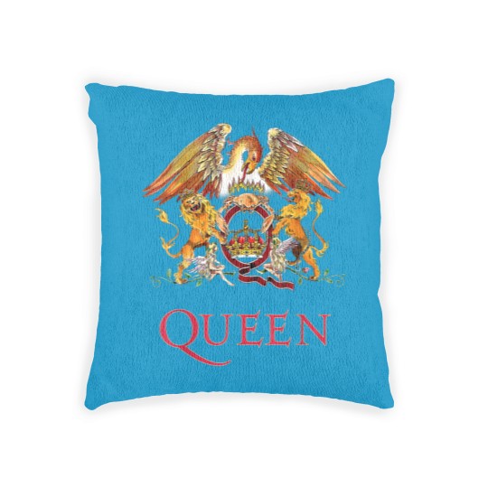 Discover Queen White Crest Freddie Mercury Brian May Woven Pillows Woven Pillows